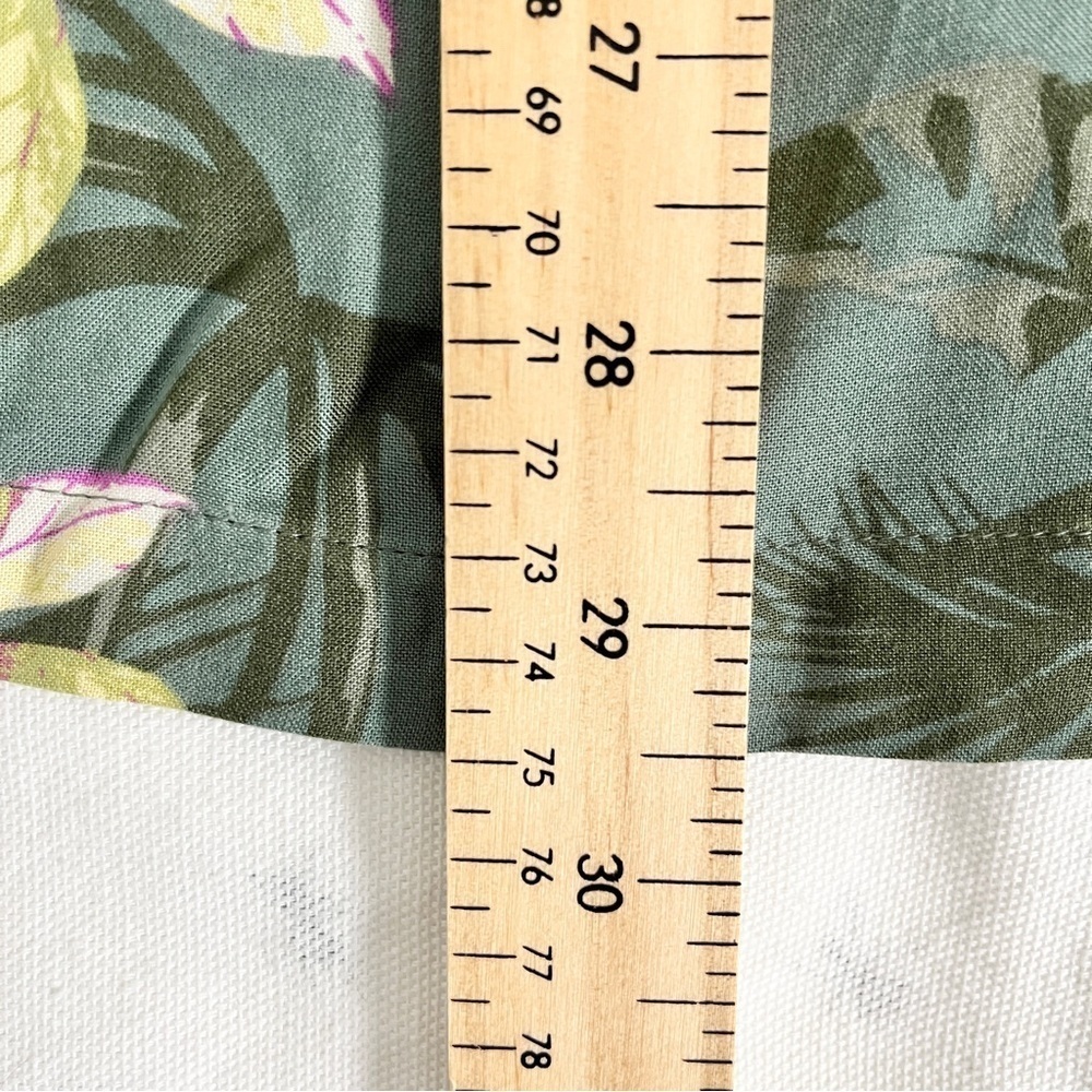 NWT Jack & Jones Green & Pink Floral Hawaiian Button-Down Shirt - Large - Picture 14 of 16